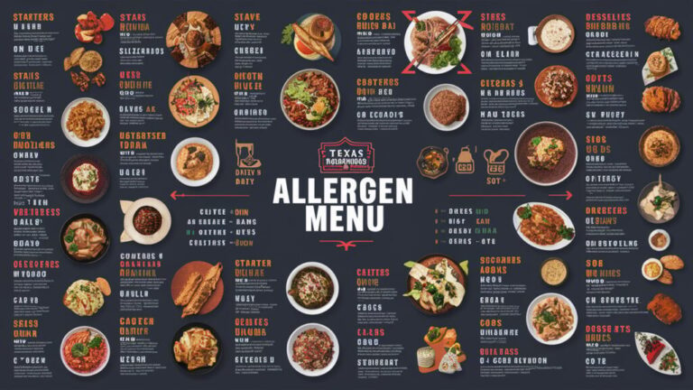 Texas Roadhouse Allergen Menu