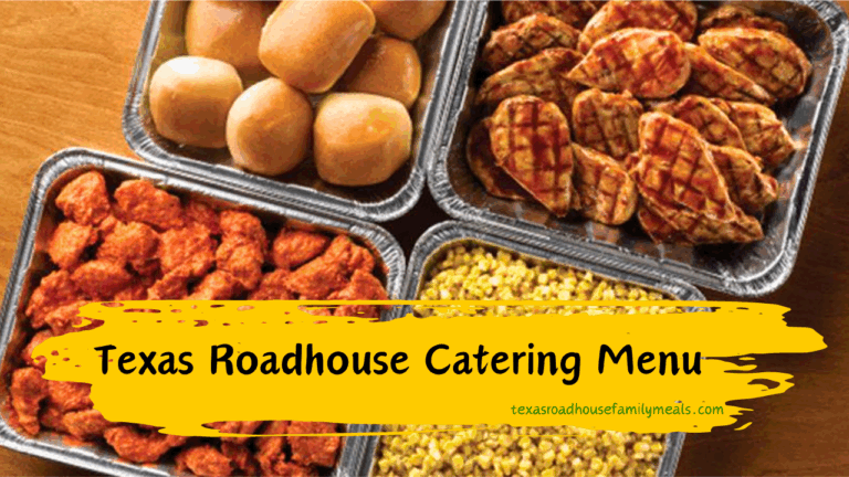 Texas Roadhouse Family Takeout Menu